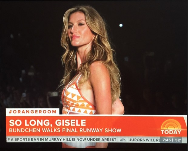 O "Today Show" teve segmento sobre Gisele