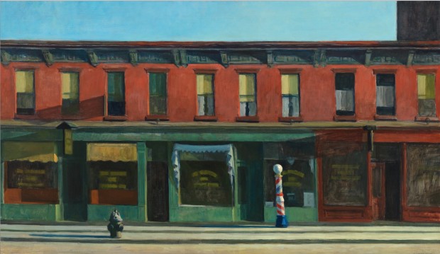 Onde Hopper é mais Hopper. Essa icônica tela batizada de Early Sunday Morning, foi pintada por Hopper em 1930, a poucos quarteirões de distância da atual sede do Whitney. (Foto: Divulgação)  