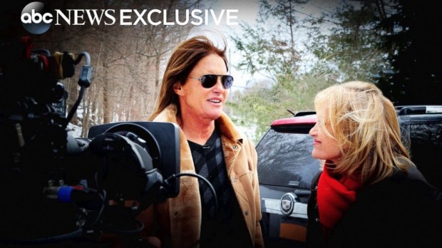 Foto de divulgação da entrevista de Bruce Jenner à jornalista Diane Sawyer, na noite de sexta.