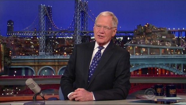 Letterman em seu derradeiro "boa noite"