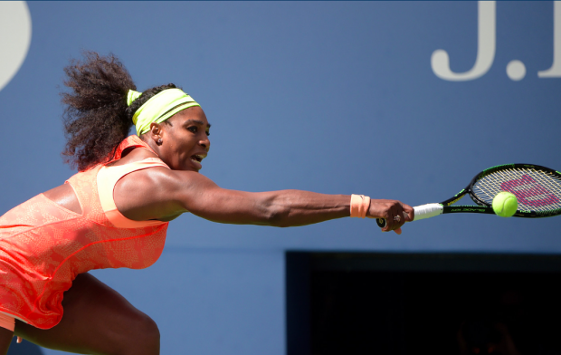 Serena Williams perdeu por dois sets a um. (Foto: Pete Staples/USTA)