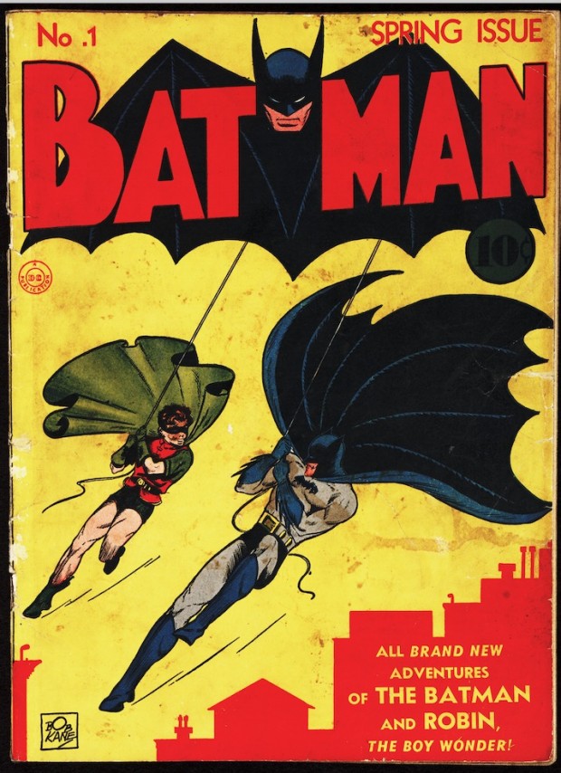 Batman ganhou um comic book próprio, em 1940, após surgir, um ano antes, numa edição do "Detetive Comics". (Foto: Cortesia Library of Congress, Washington D.C.)