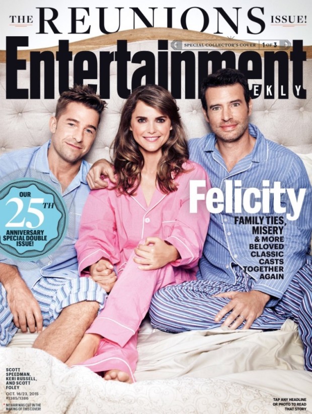 Elenco de "Felicity" na capa da "Entertainment Weekly" desta semana. (Foto: Reprodução)