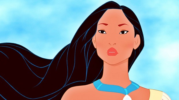 A saga da índia americana Pocahontas foi bastante criticado por romantizar a história dela com o explorador inglês John Smith. (Foto: Divulgação) 