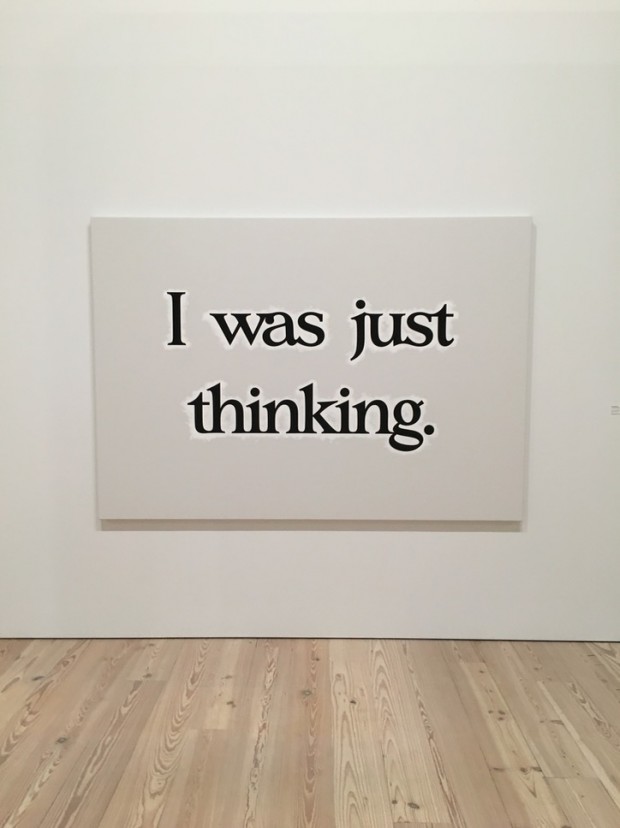 "I was just thinking" (2009), tela de Ricci Albenda. (Foto: Marcelo Bernardes)