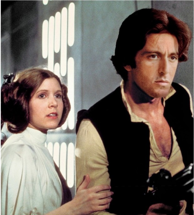 Al Pacino como Han Solo. (Foto: Reprodução)